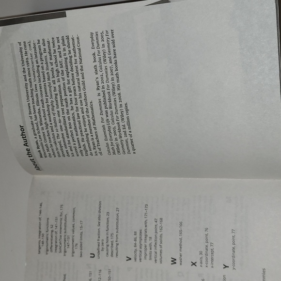 Calculus Essentials for dummies, by Mark Ryan - Picture 16 of 16